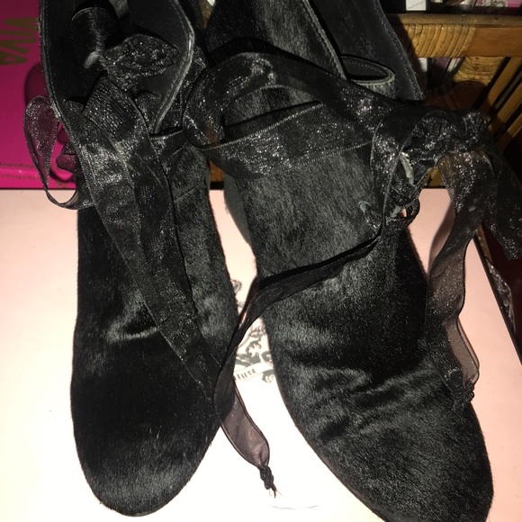 Burberry Wedge Heeled Ankle Booties - Picture 2 of 5